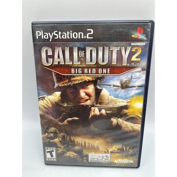 Call of Duty 2 Big Red One (PS2 PlayStation 2) Tested - Picture 1 of 6